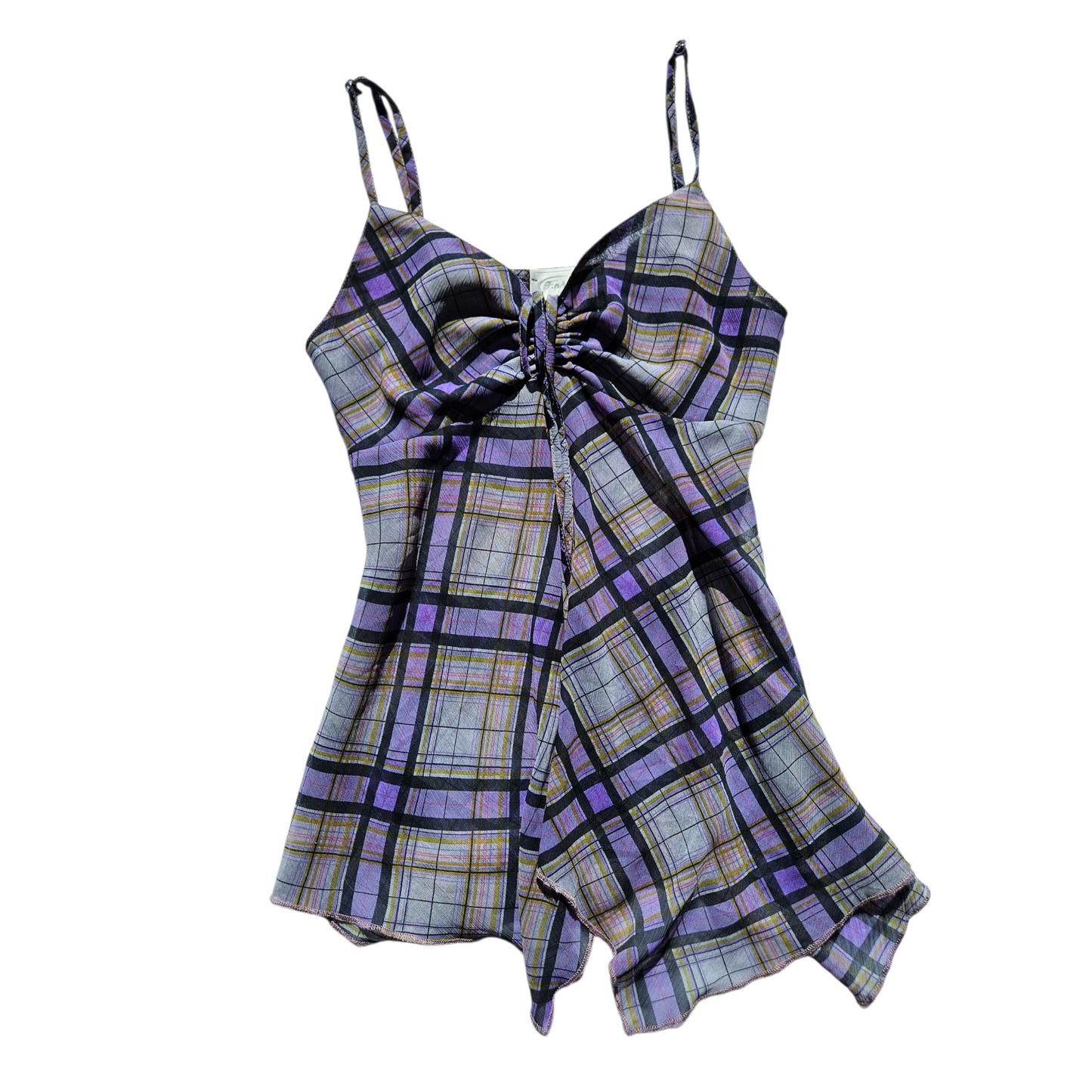 Tartan voile top