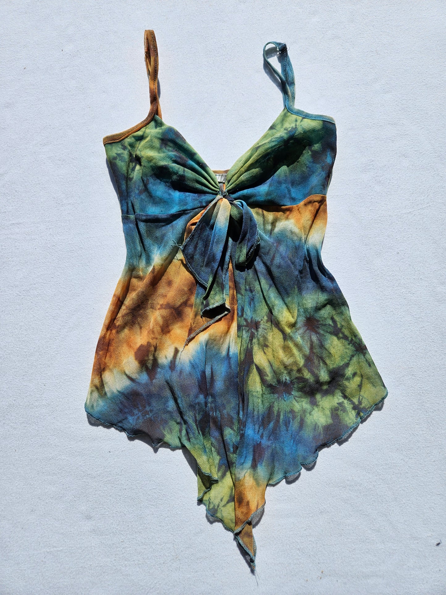 Débardeur voile tie and dye