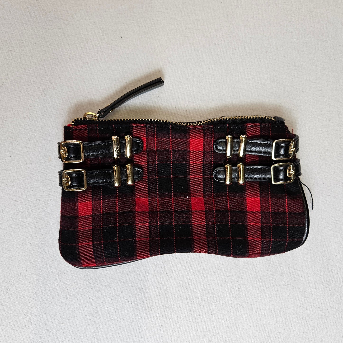 Pochette tartan à sangles