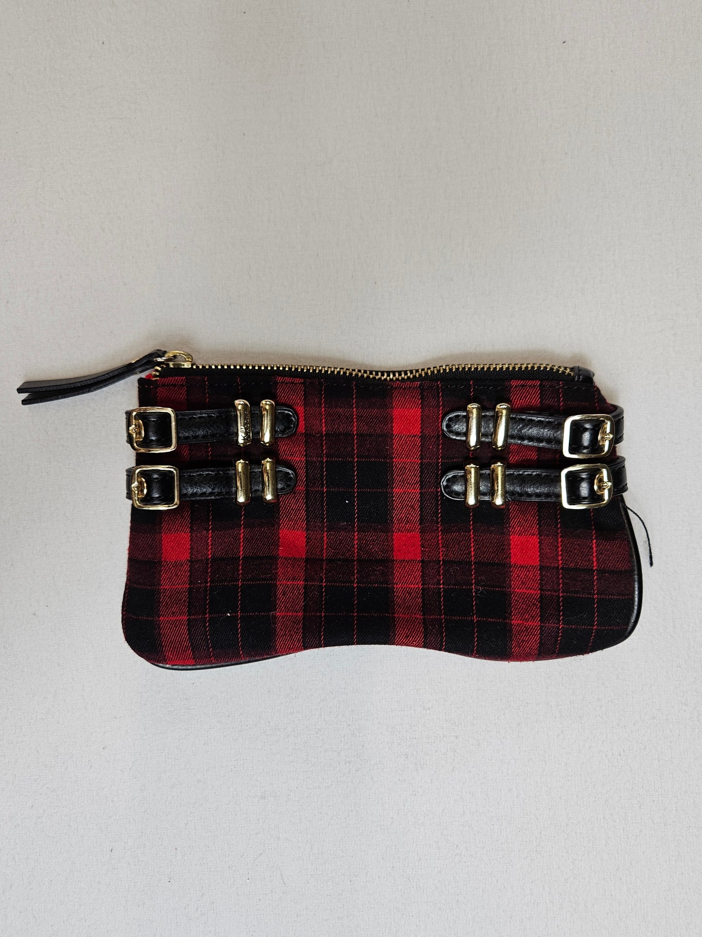 Pochette tartan à sangles