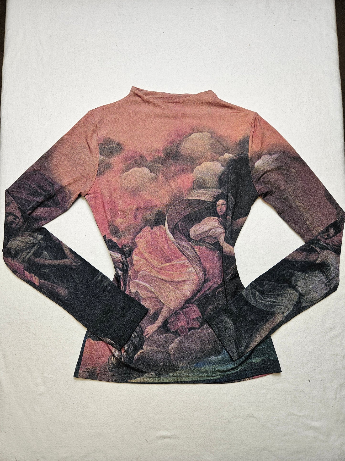 Haut moulant motif Renaissance