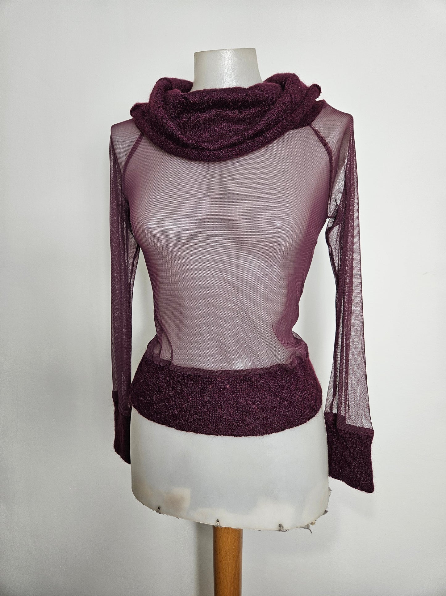 Pull bi matière