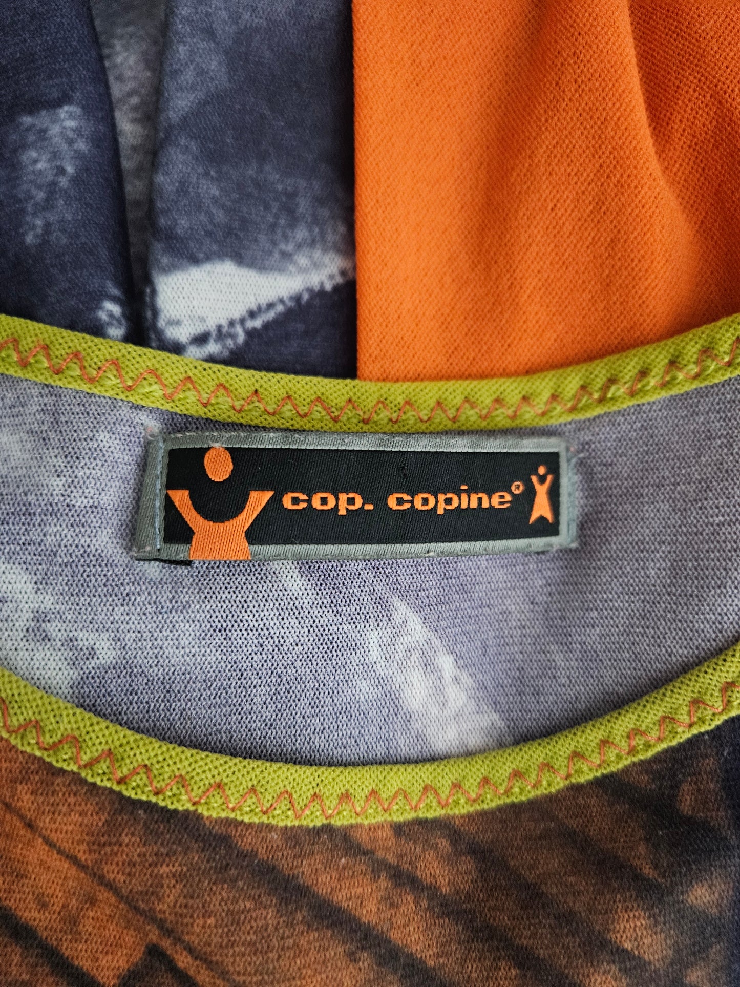 Haut en voile motif personnage Cop Copine