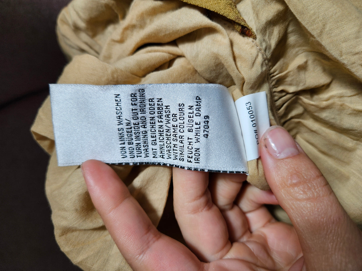 Robe en voile floral