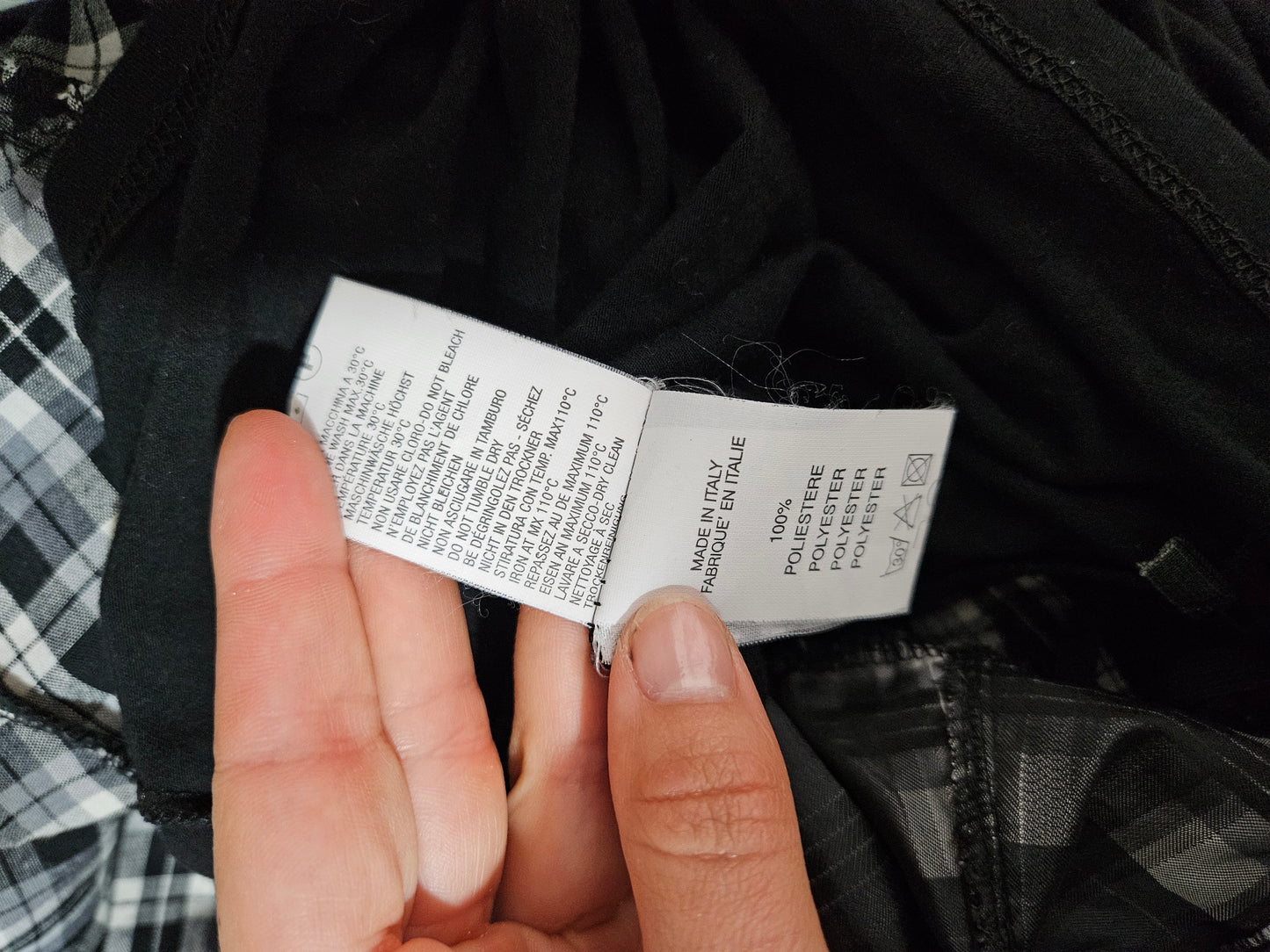 Haut esprit corset tartan