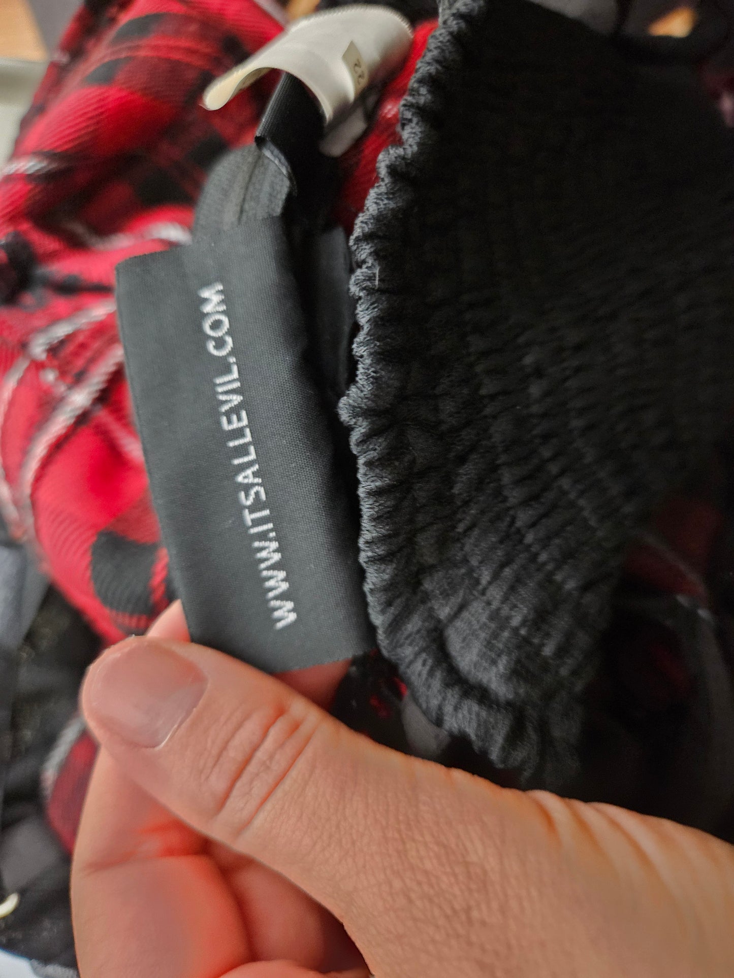 Robe tartan avec jupon