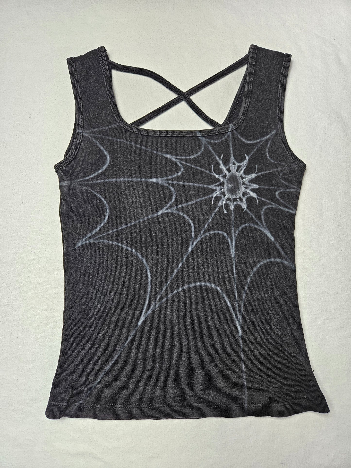 Haut motif toile d'araignée