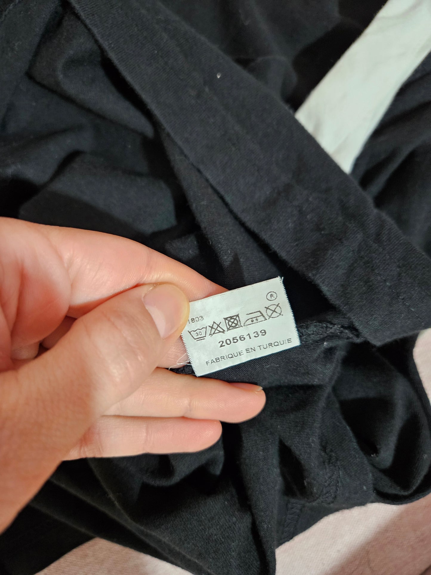 Haut effet superposition noir et blanc