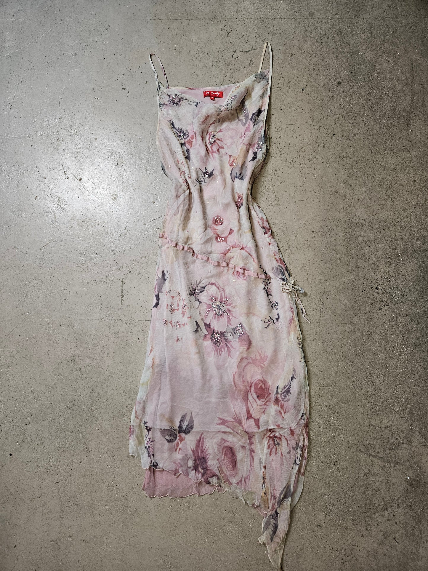 Robe en voile florale René Derhy