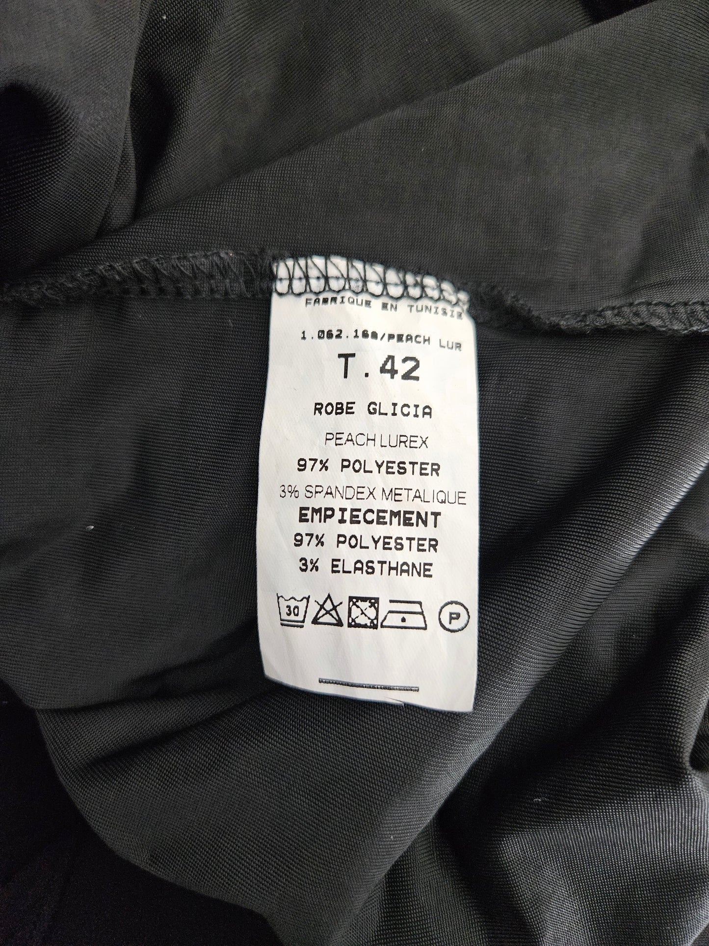 Robe dos nu strass argentés