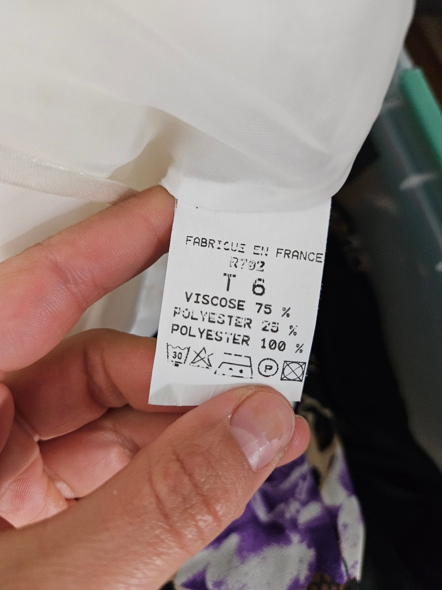 Maxi robe blanc nacré
