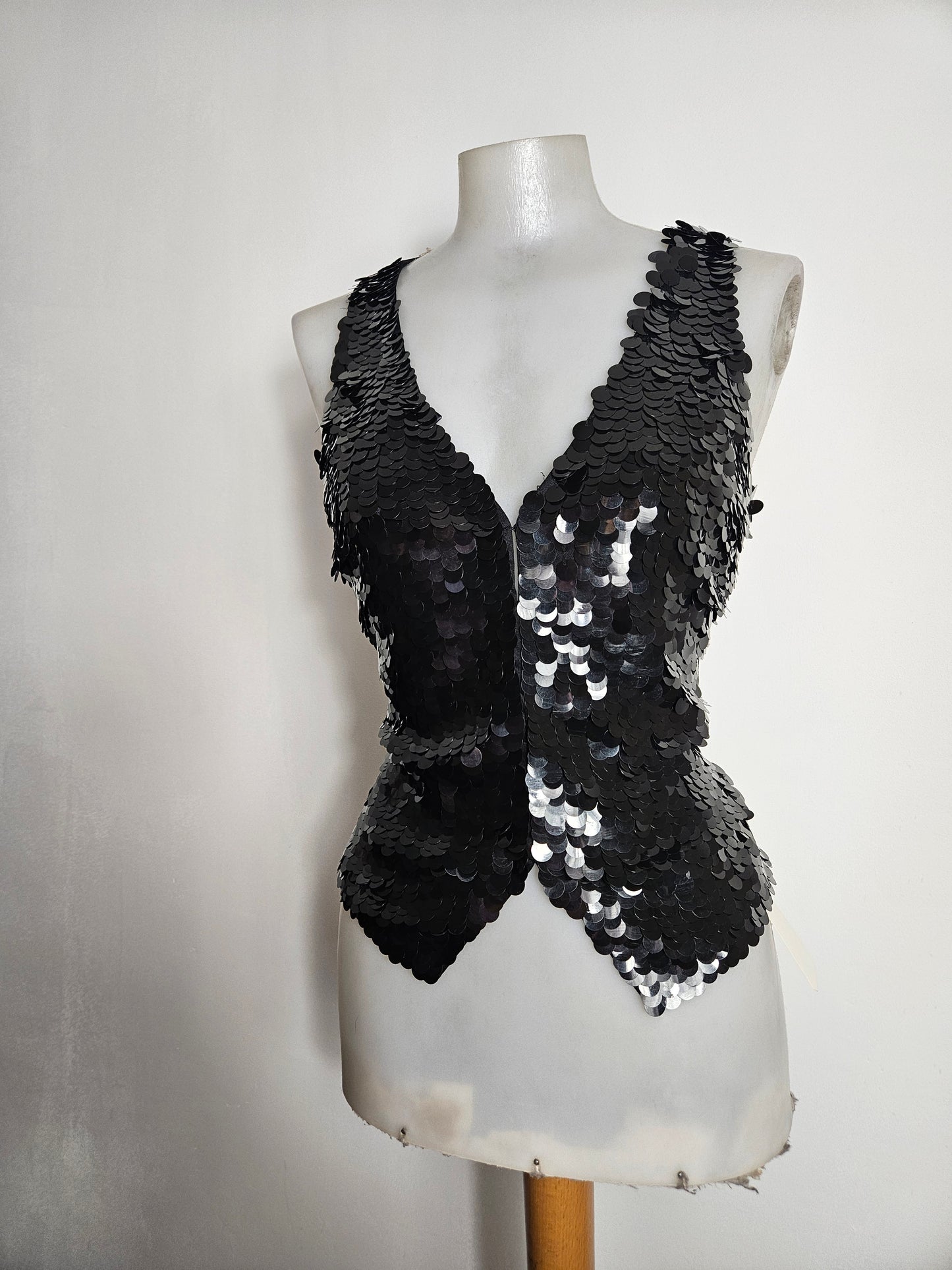 Sequin-embroidered jacket