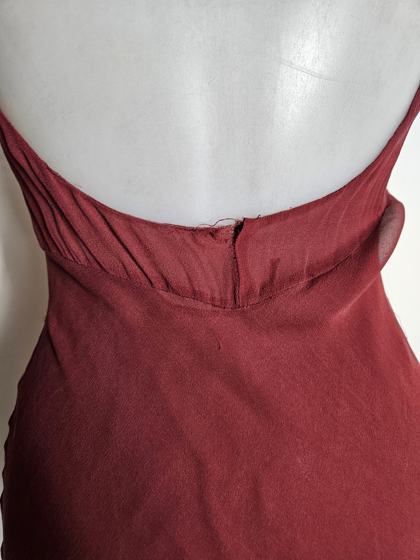 Robe en soie motif floral