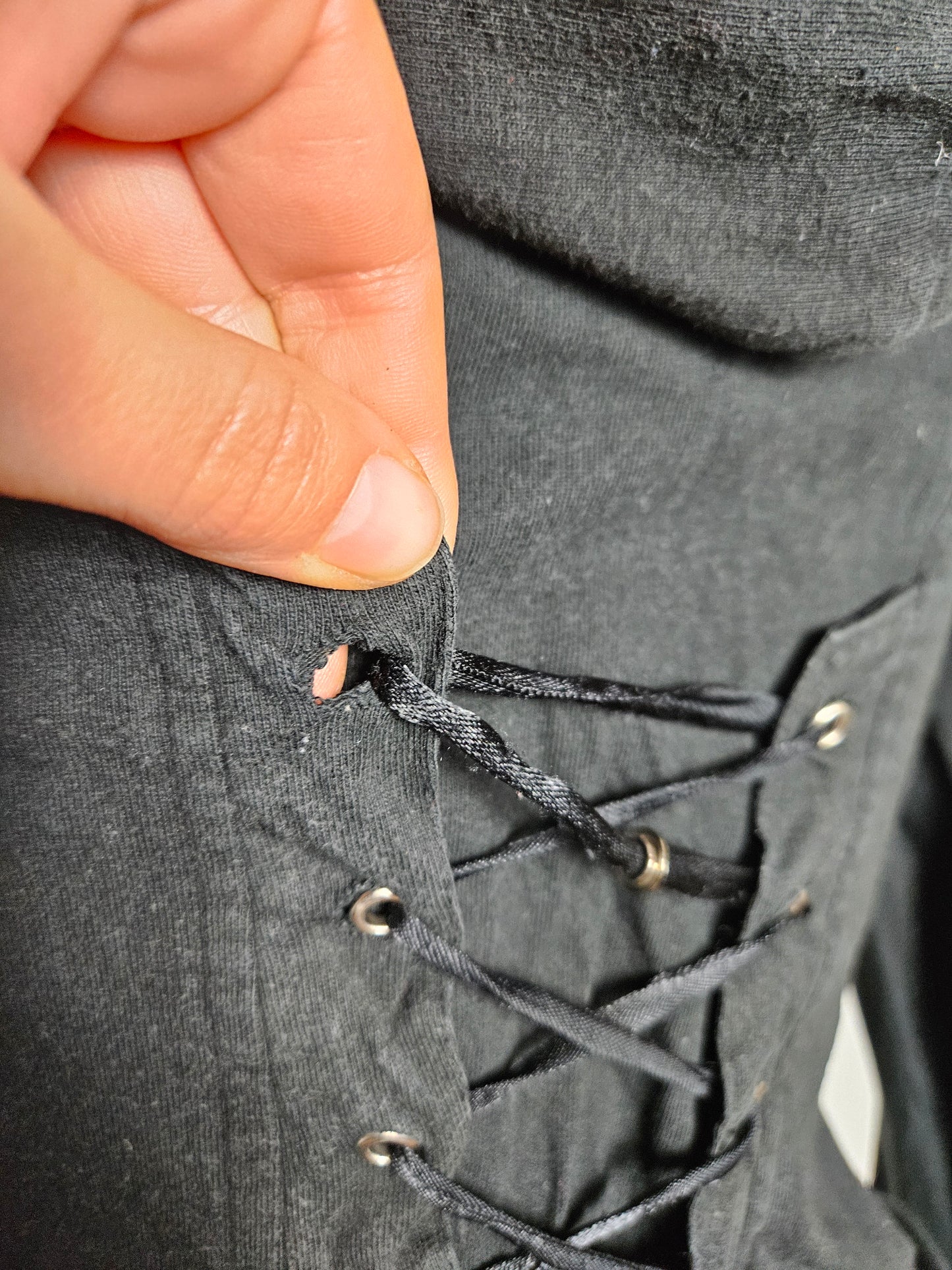 Evil Clothings Lace-Up Vest