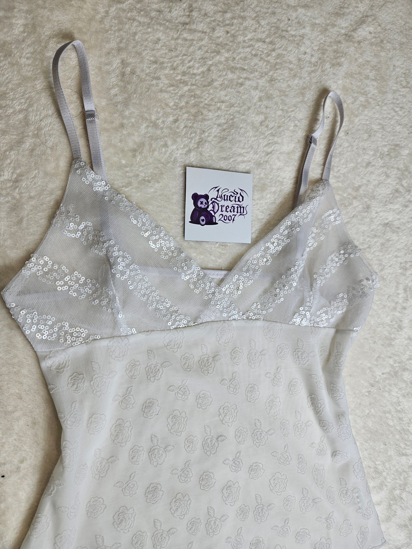 Caraco en voile blanc