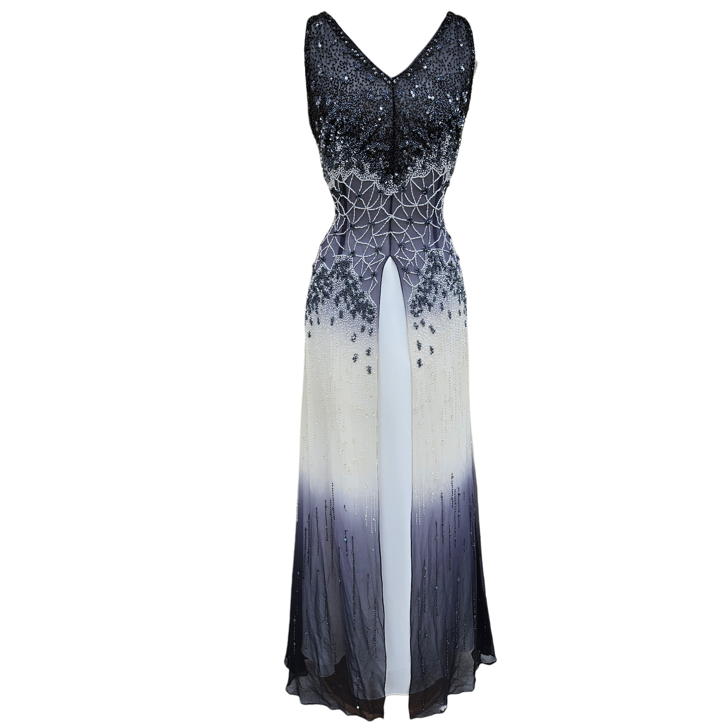 Robe en soie brodée Yve London