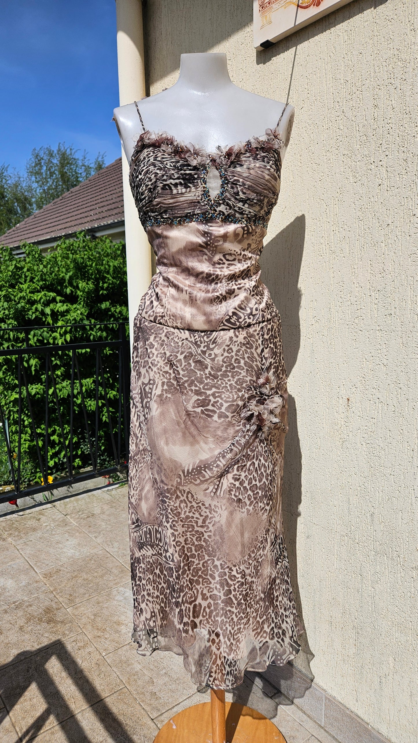Ensemble motif léopard