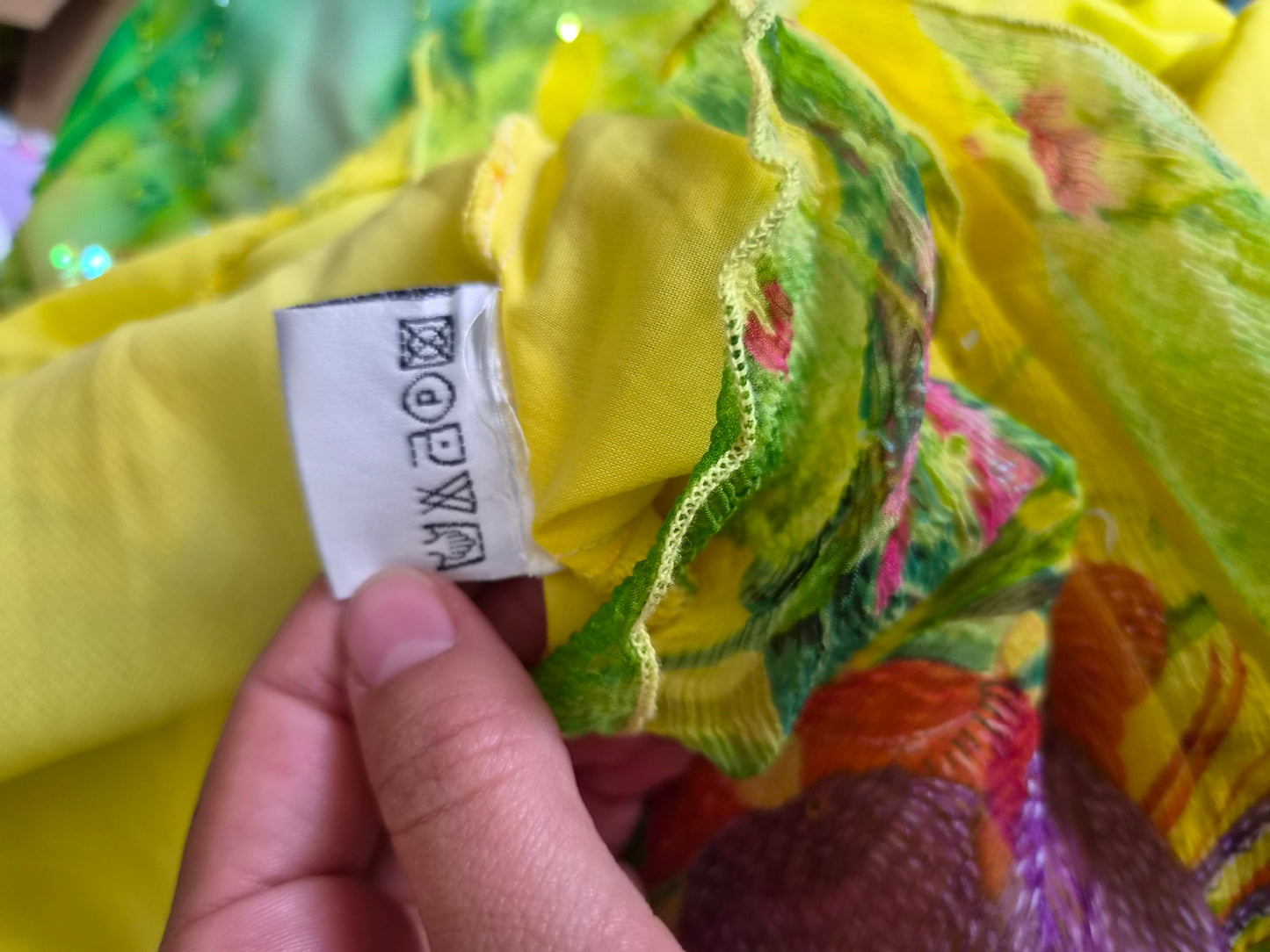 René Derhy Yellow Embroidered Dress