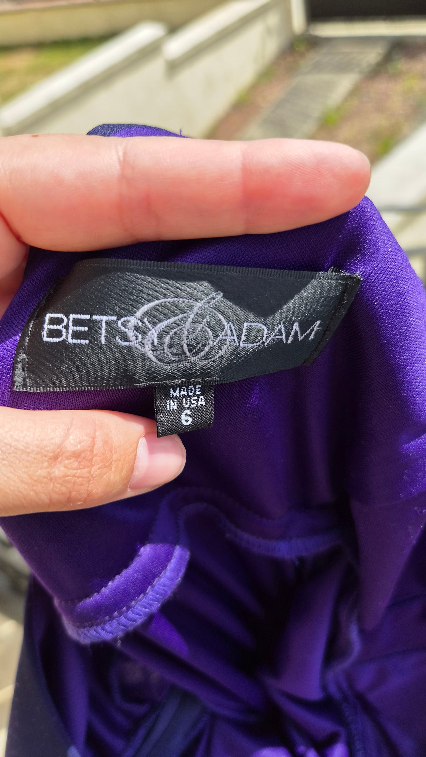 Betsy & Adam Purple Gown