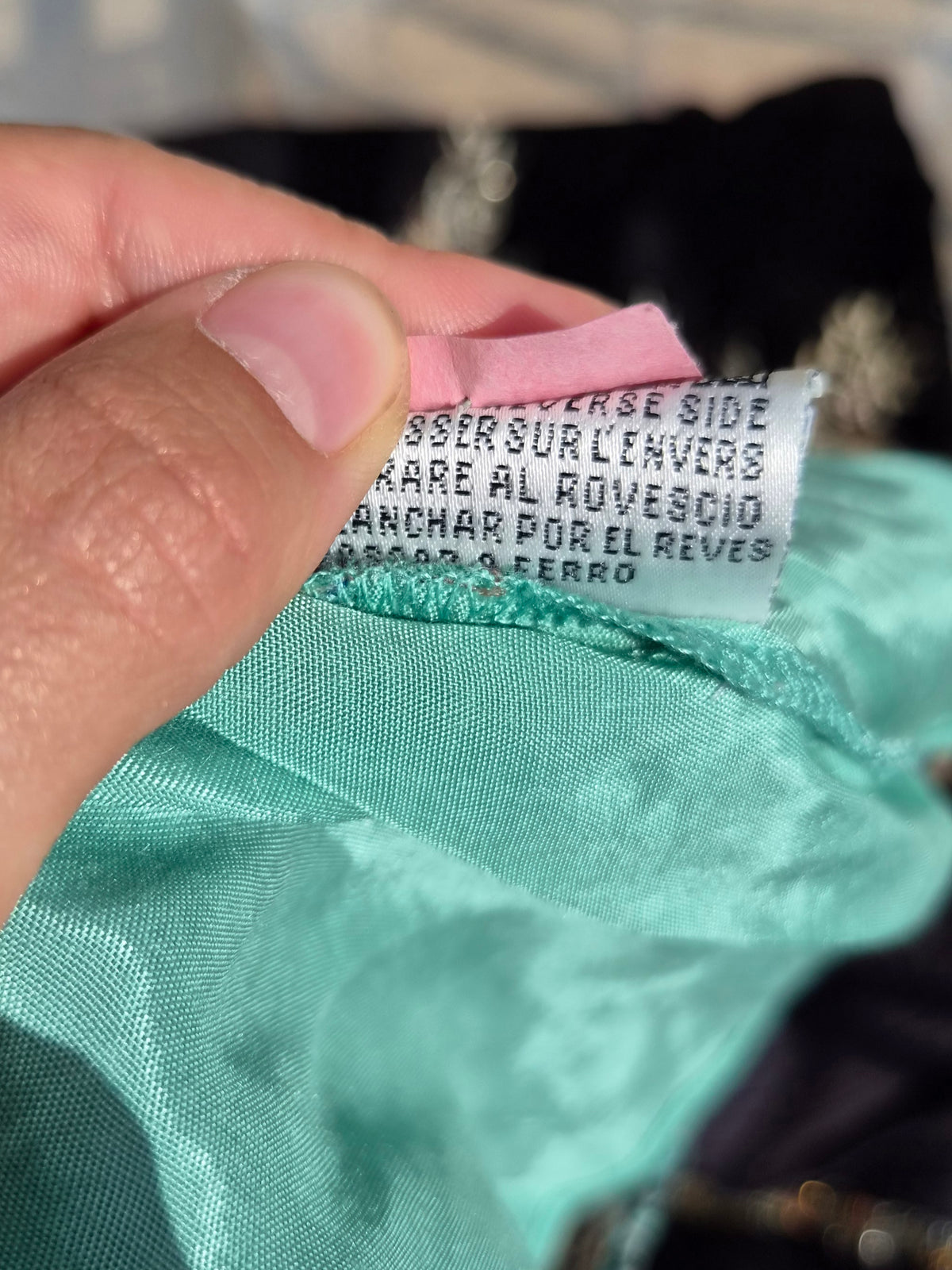 Robe en voile bleue René Derhy