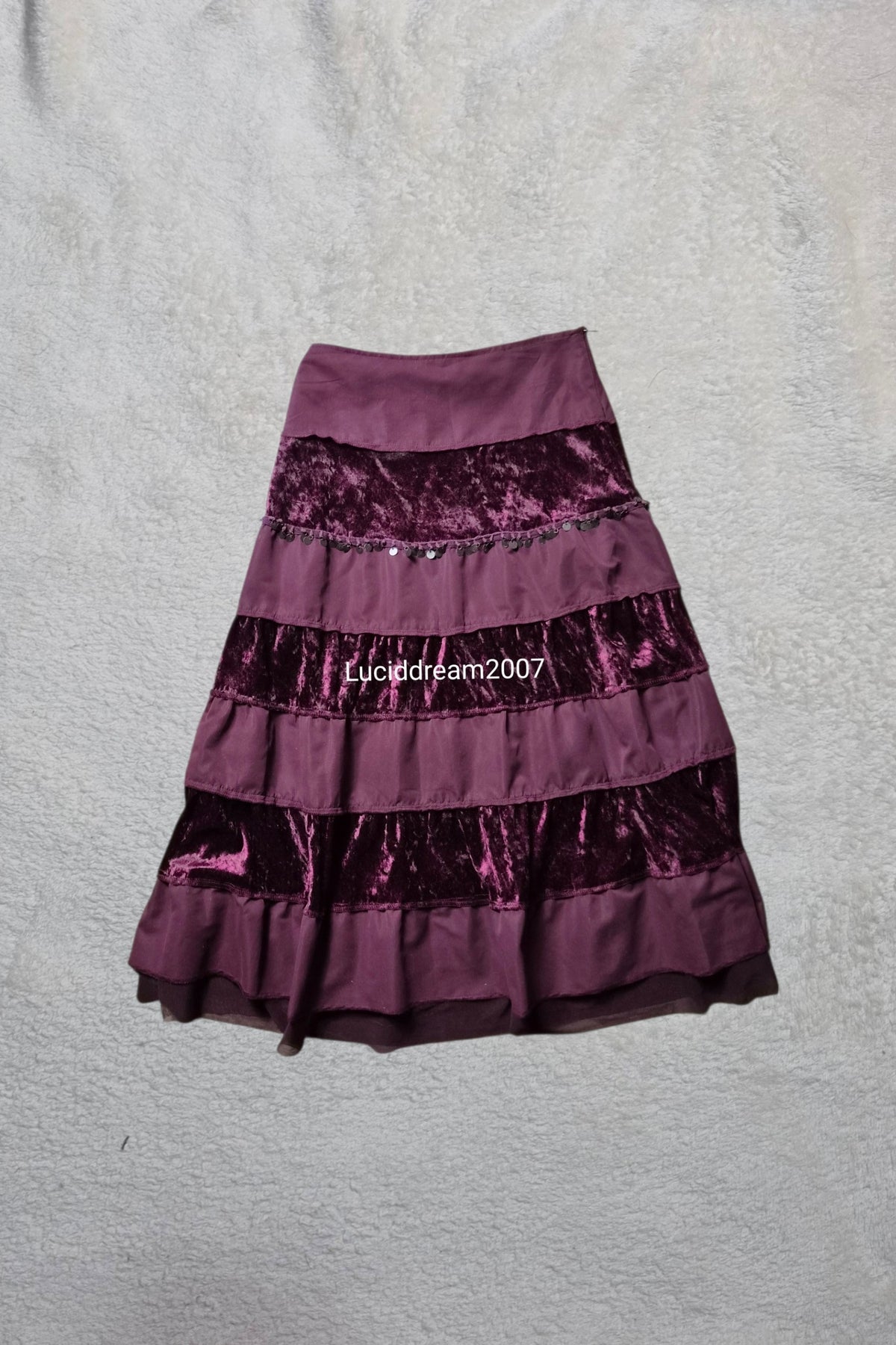 Jupe bordeaux