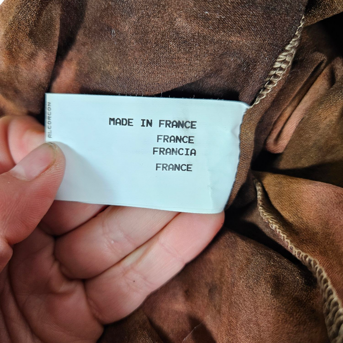 Top tie and Dye arabesques en strass