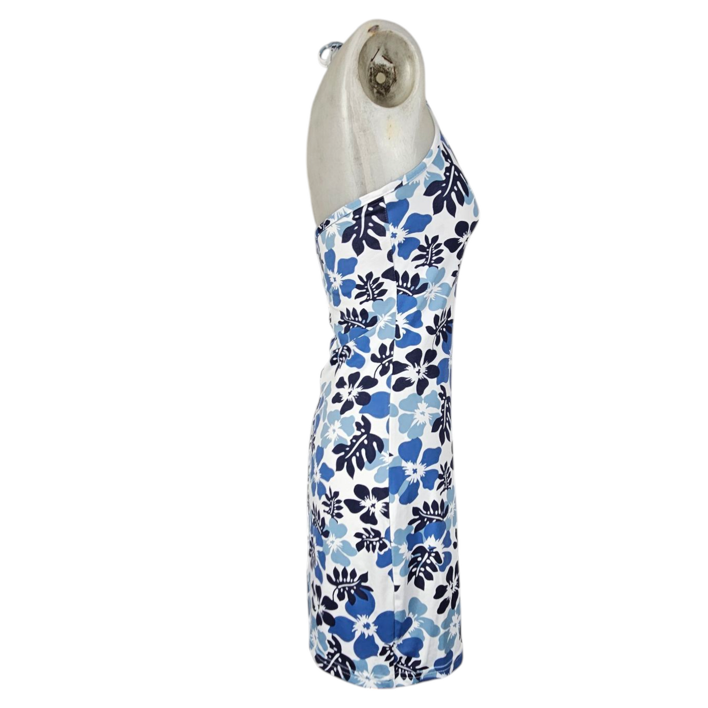 Robe dos nu motif floral