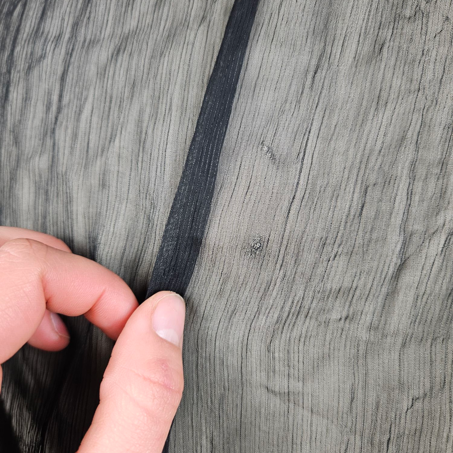 Chemisier en voile à volants