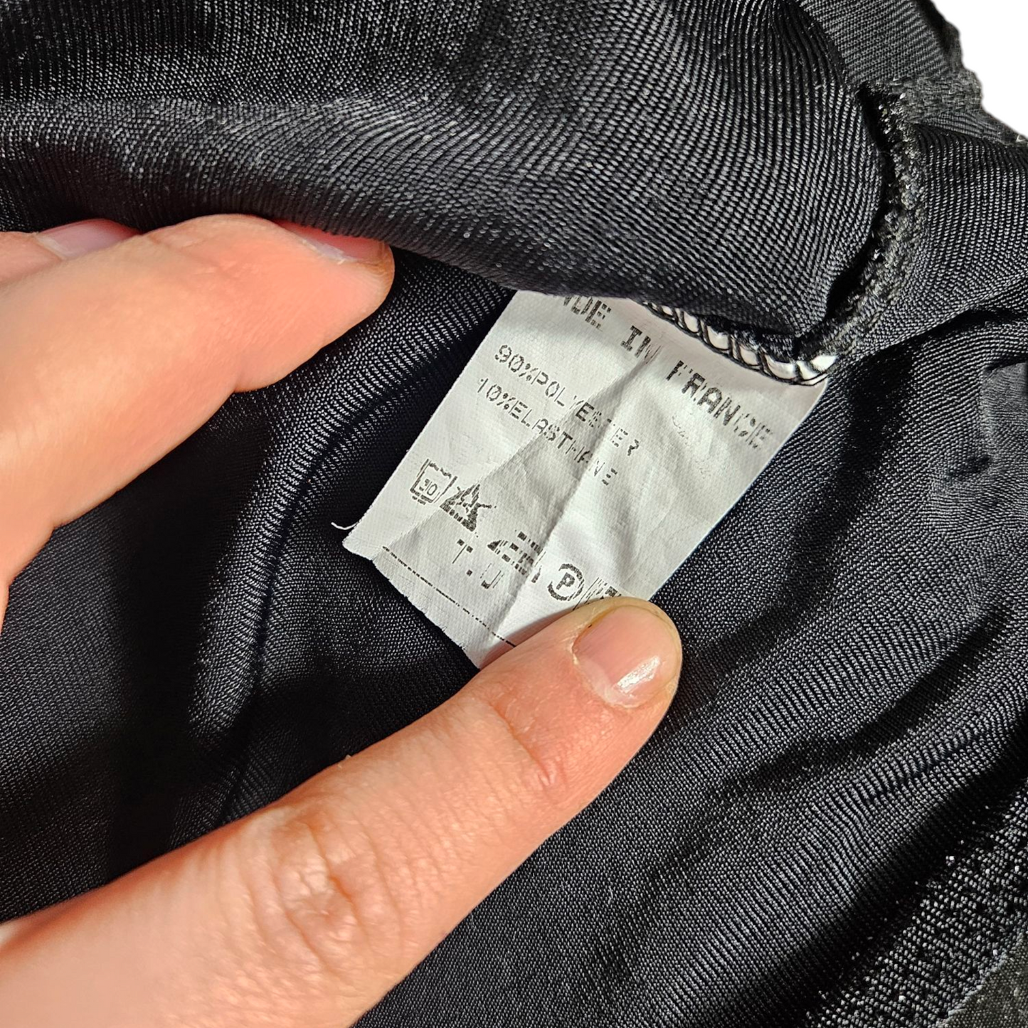 Top strapless à strass