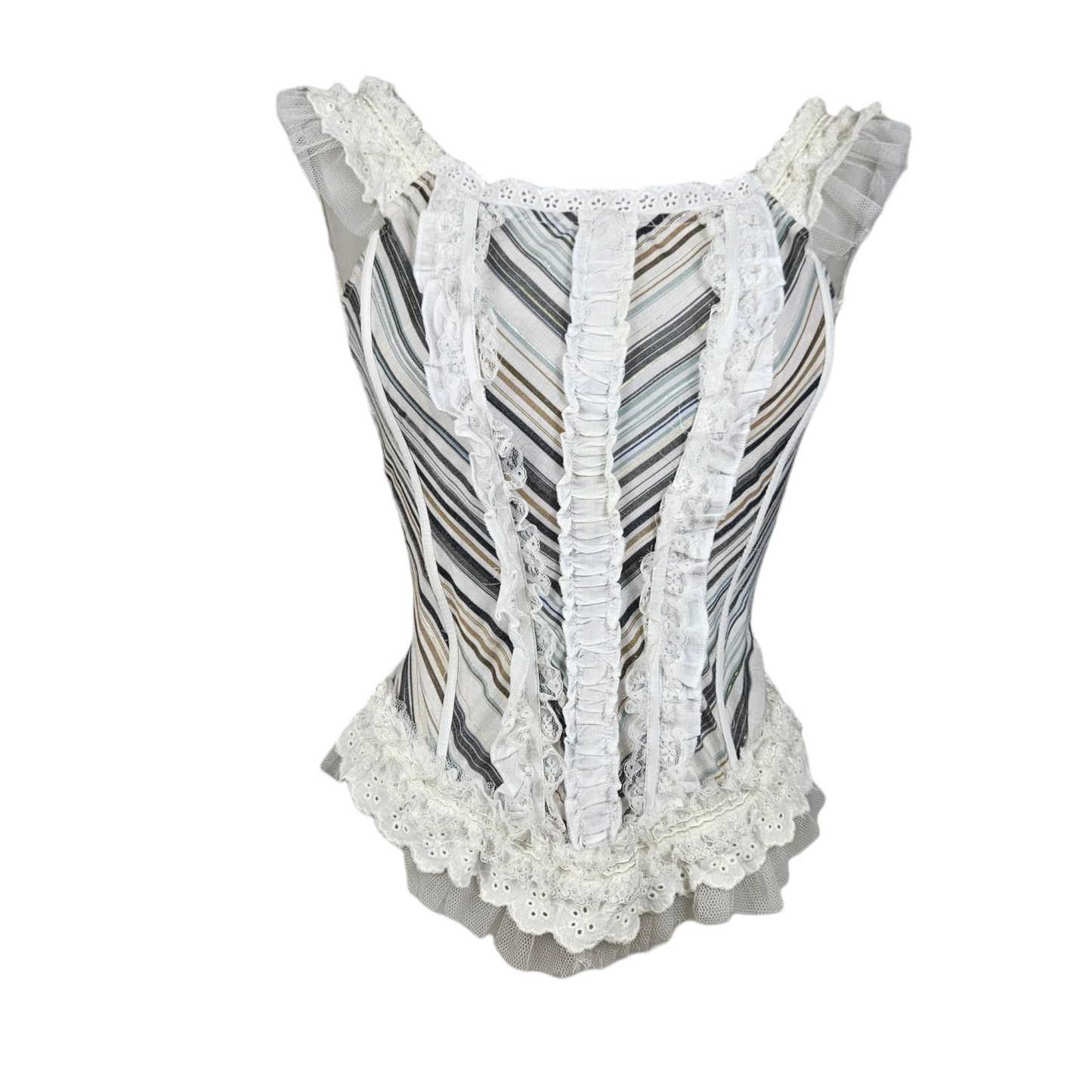 Haut esprit corset romantique