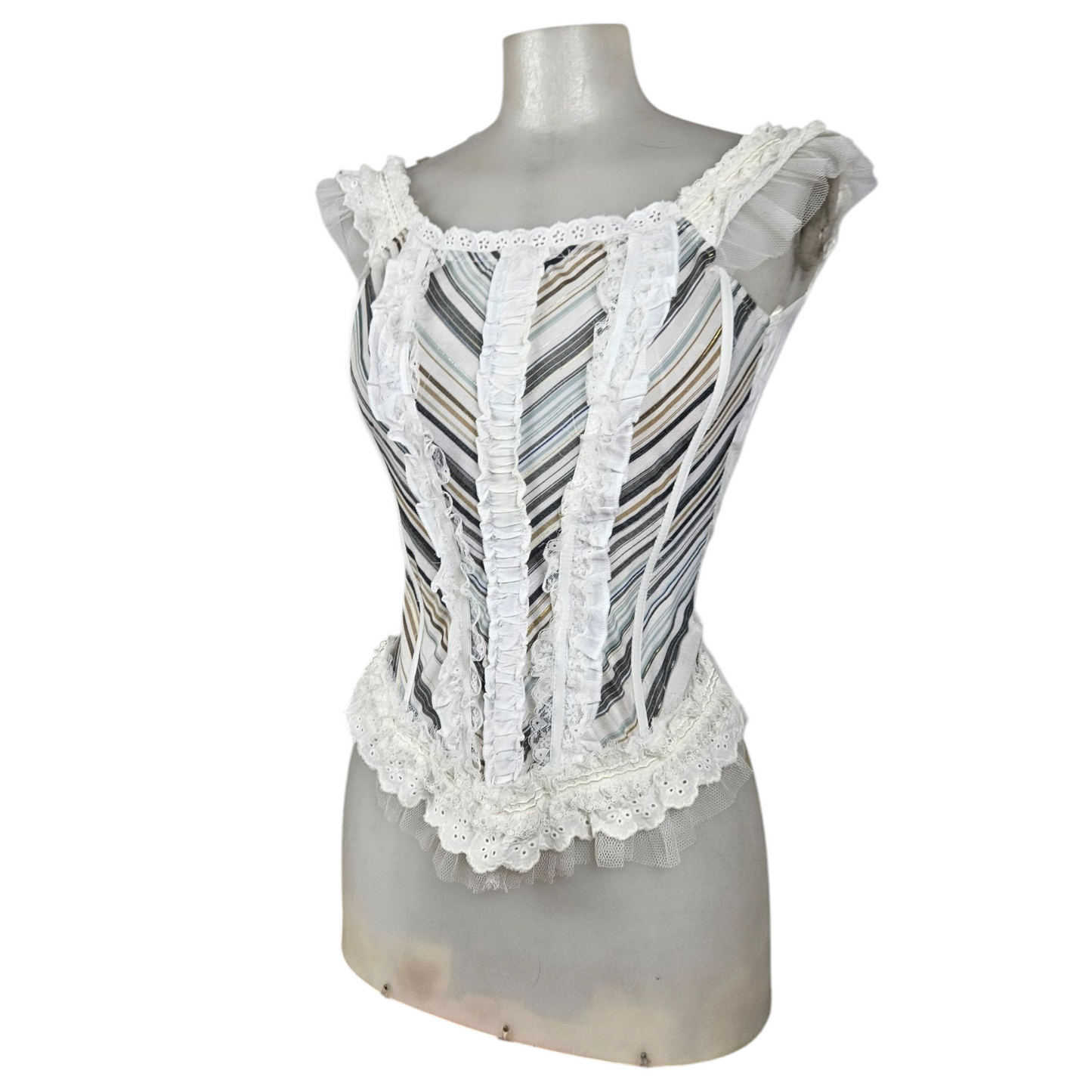 Haut esprit corset romantique