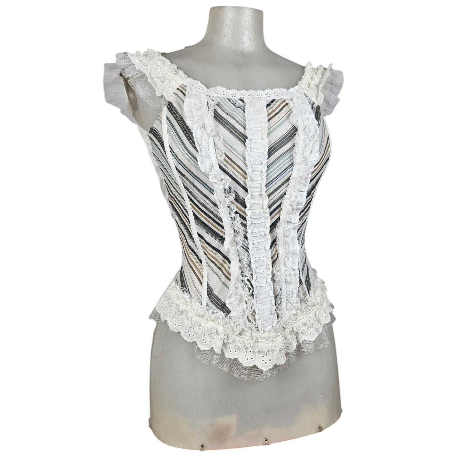 Haut esprit corset romantique