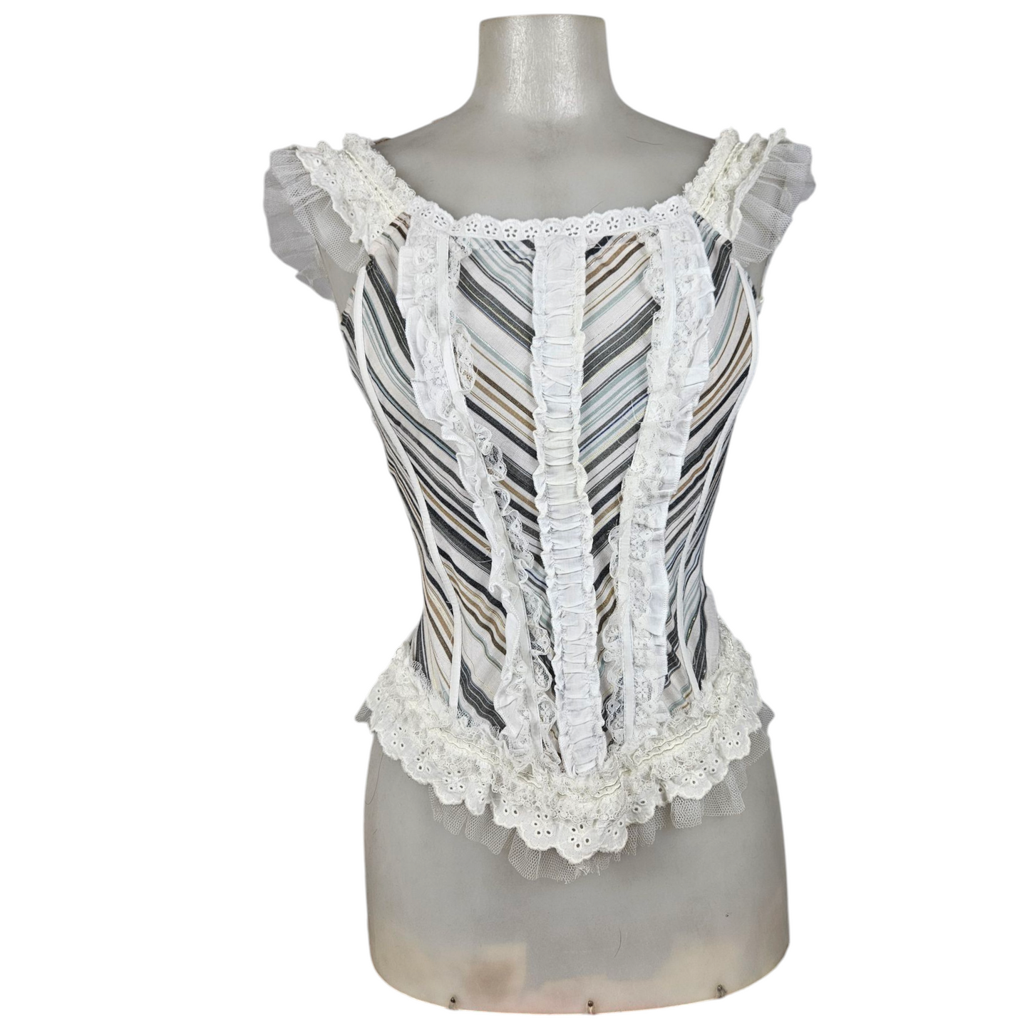 Haut esprit corset romantique