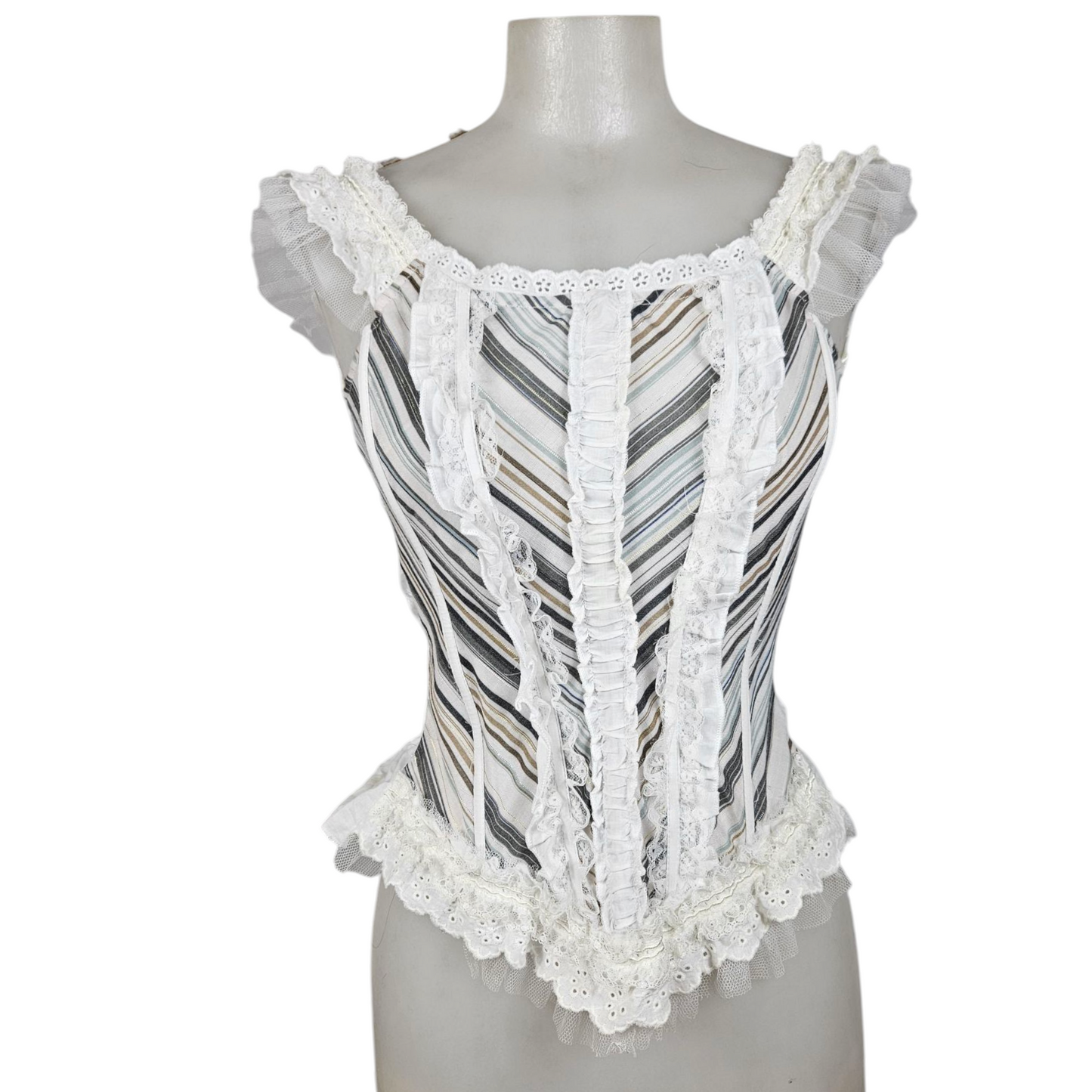 Haut esprit corset romantique