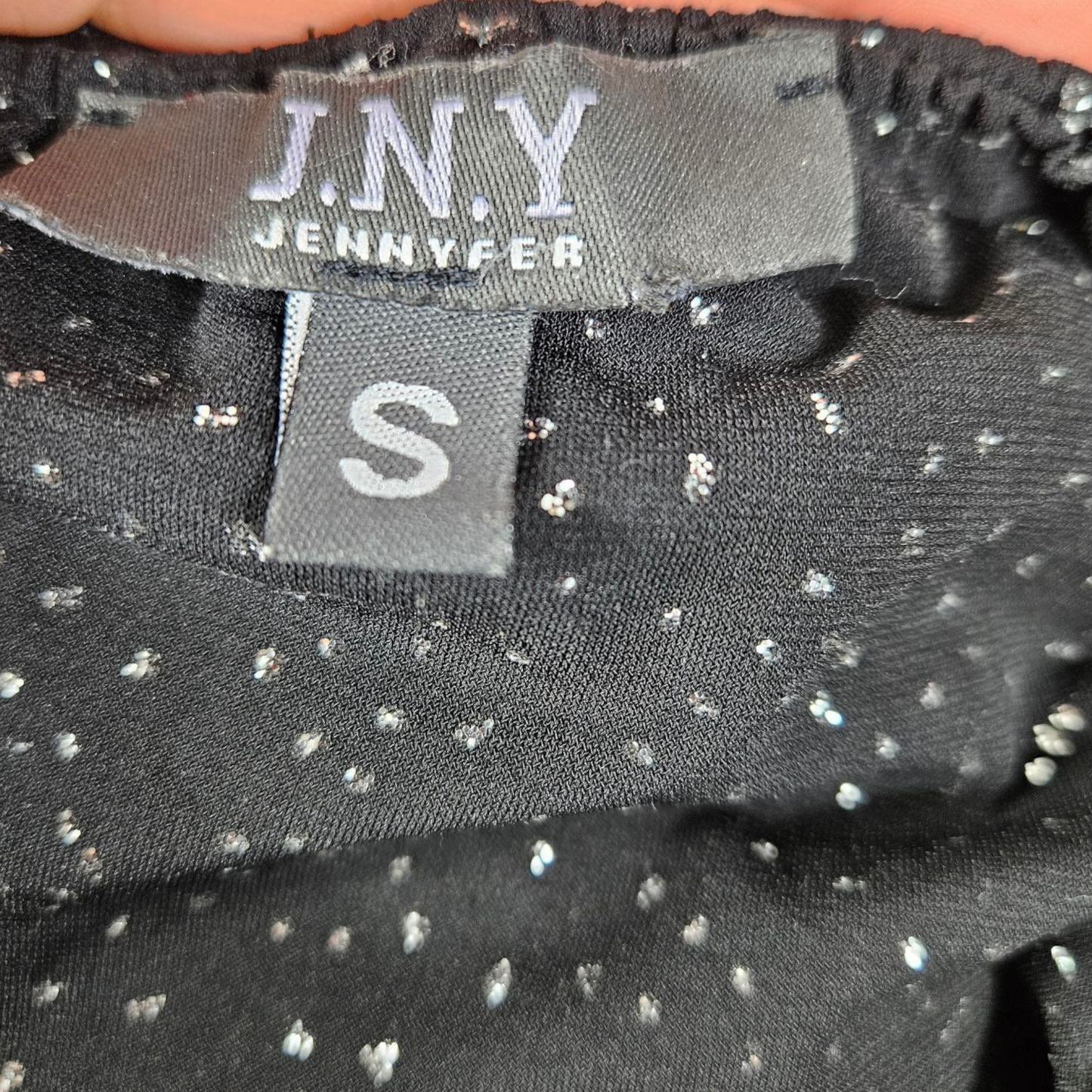 Top strapless à paillettes