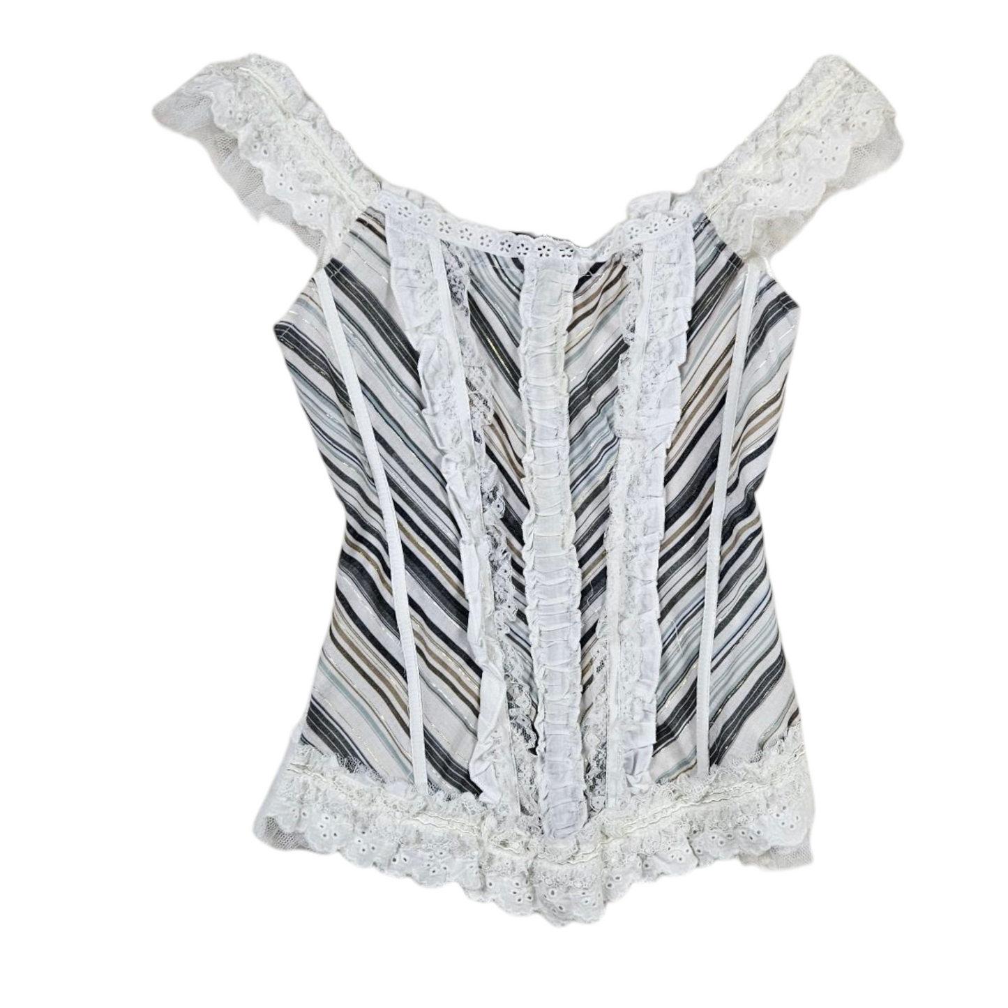 Haut esprit corset romantique