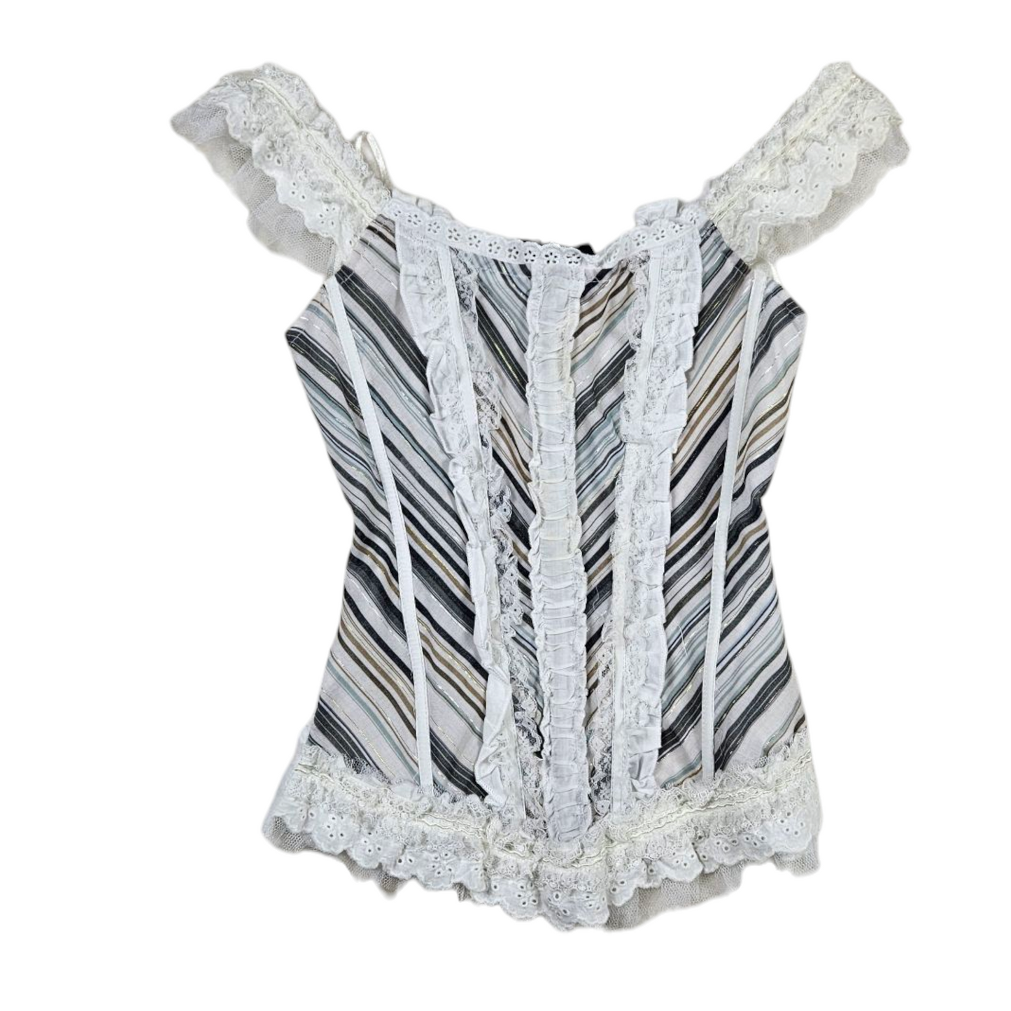 Haut esprit corset romantique