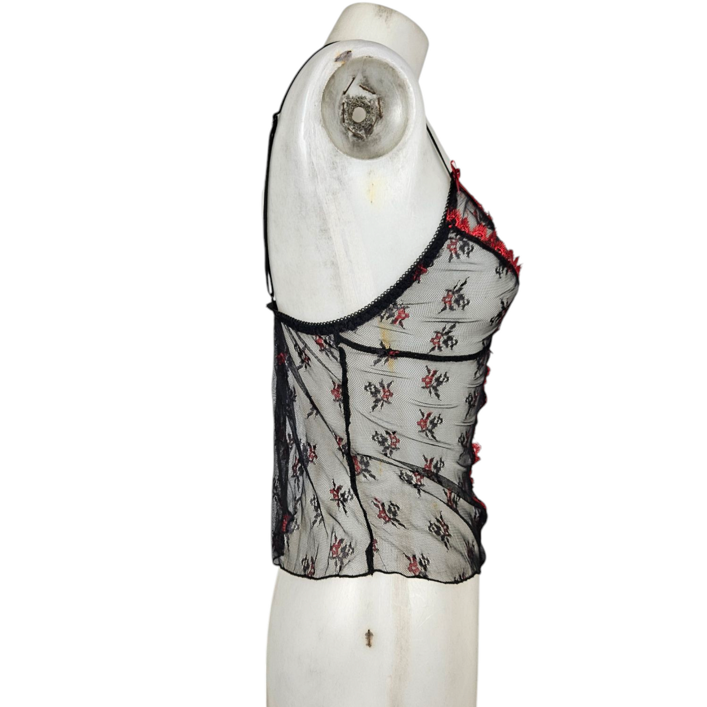 Haut en voile et dentelle