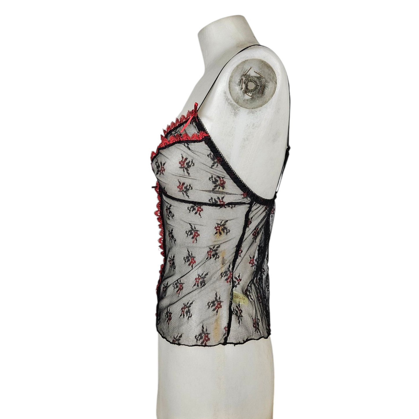 Haut en voile et dentelle