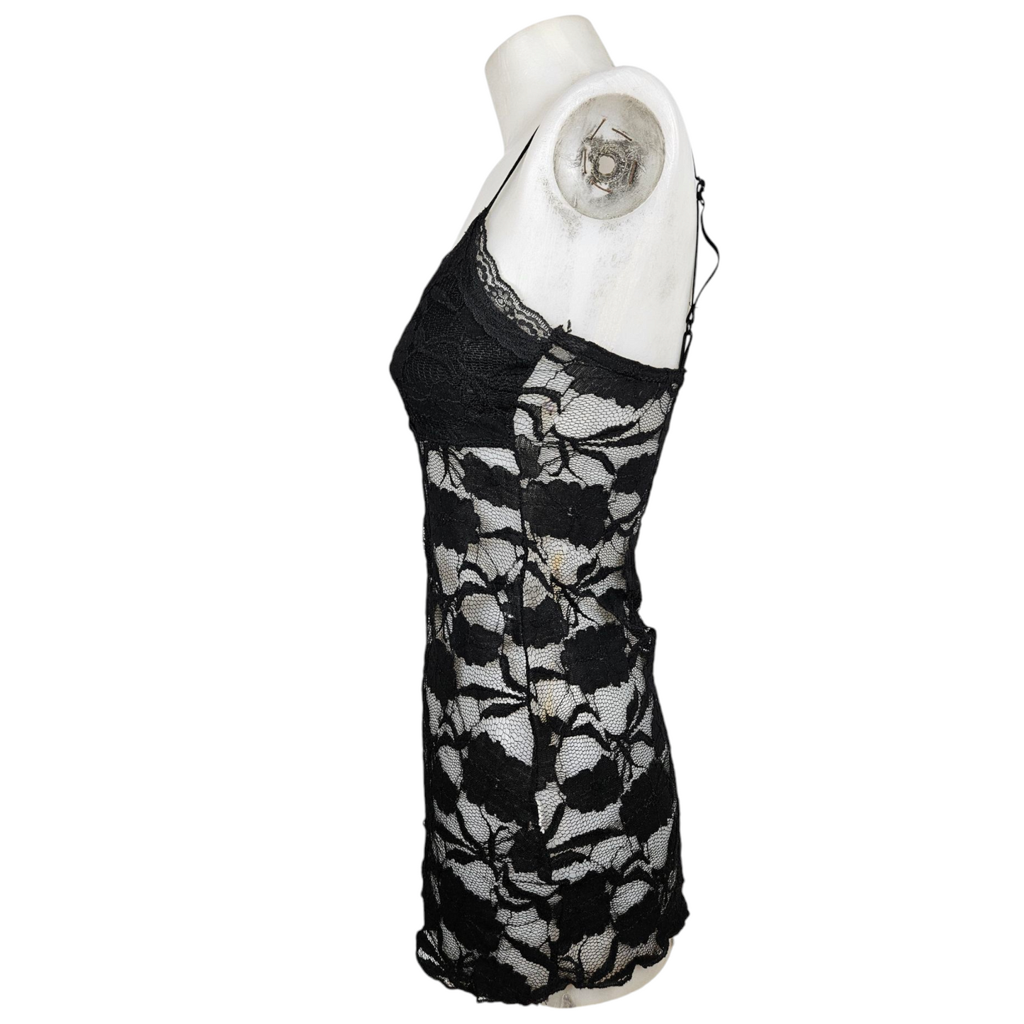 Black lace tank top