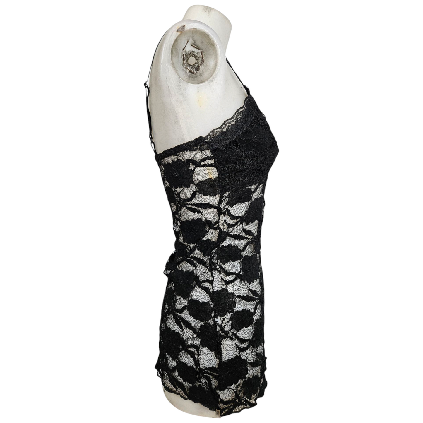 Black lace tank top