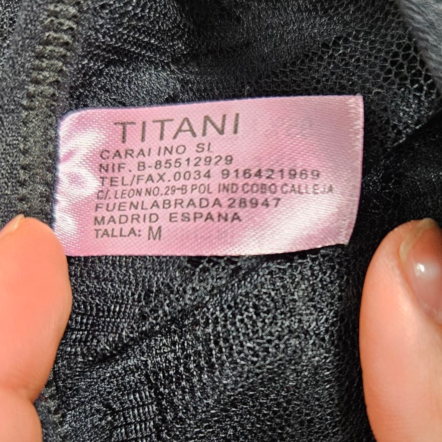 Tunique en dentelle noire