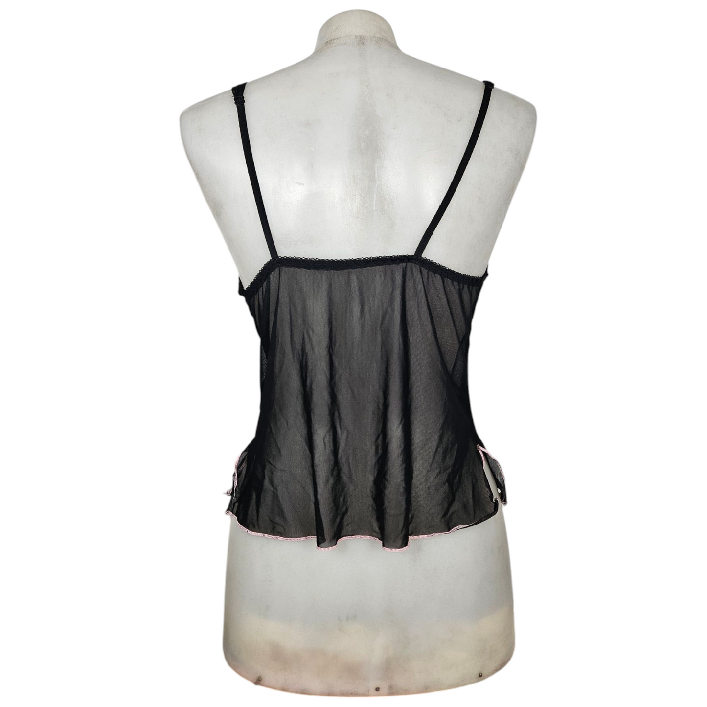 Lingerie tank top in voile