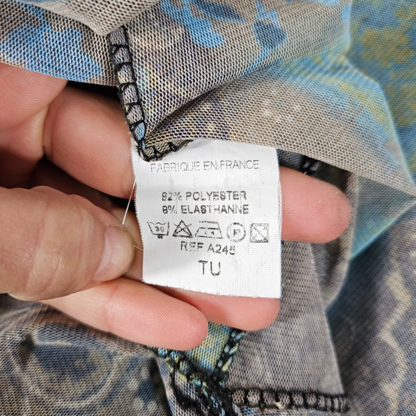 Haut d'été asymétrique en voile