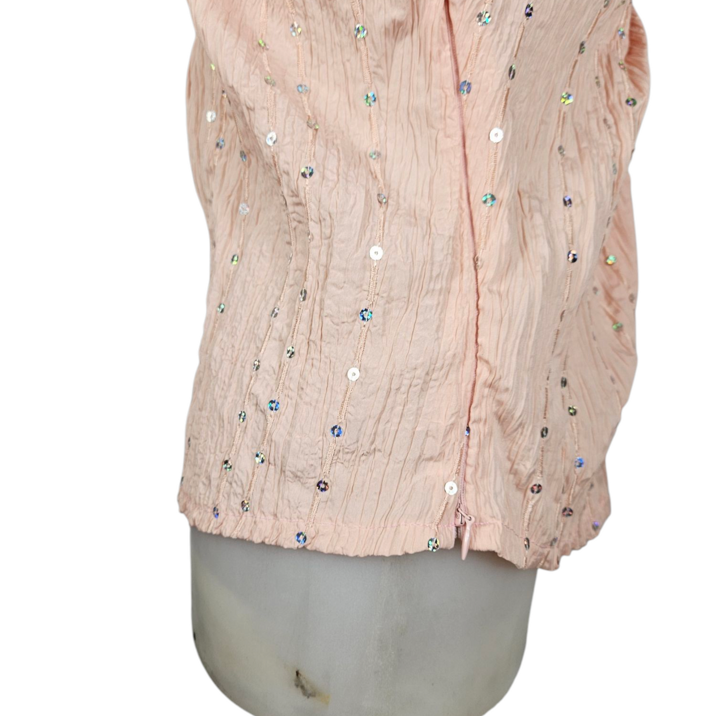 Haut orné de strass avec soie