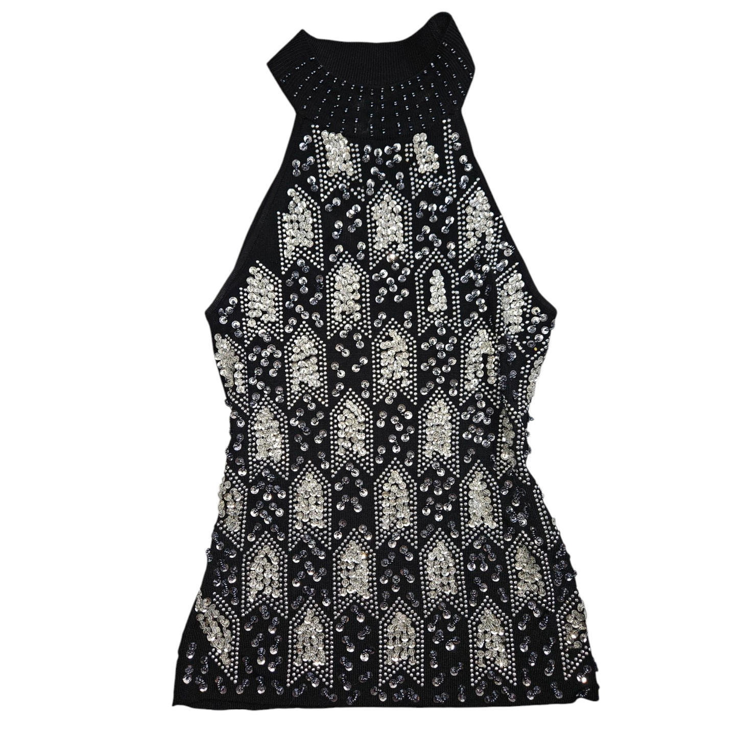Haut brodé de perles et sequins