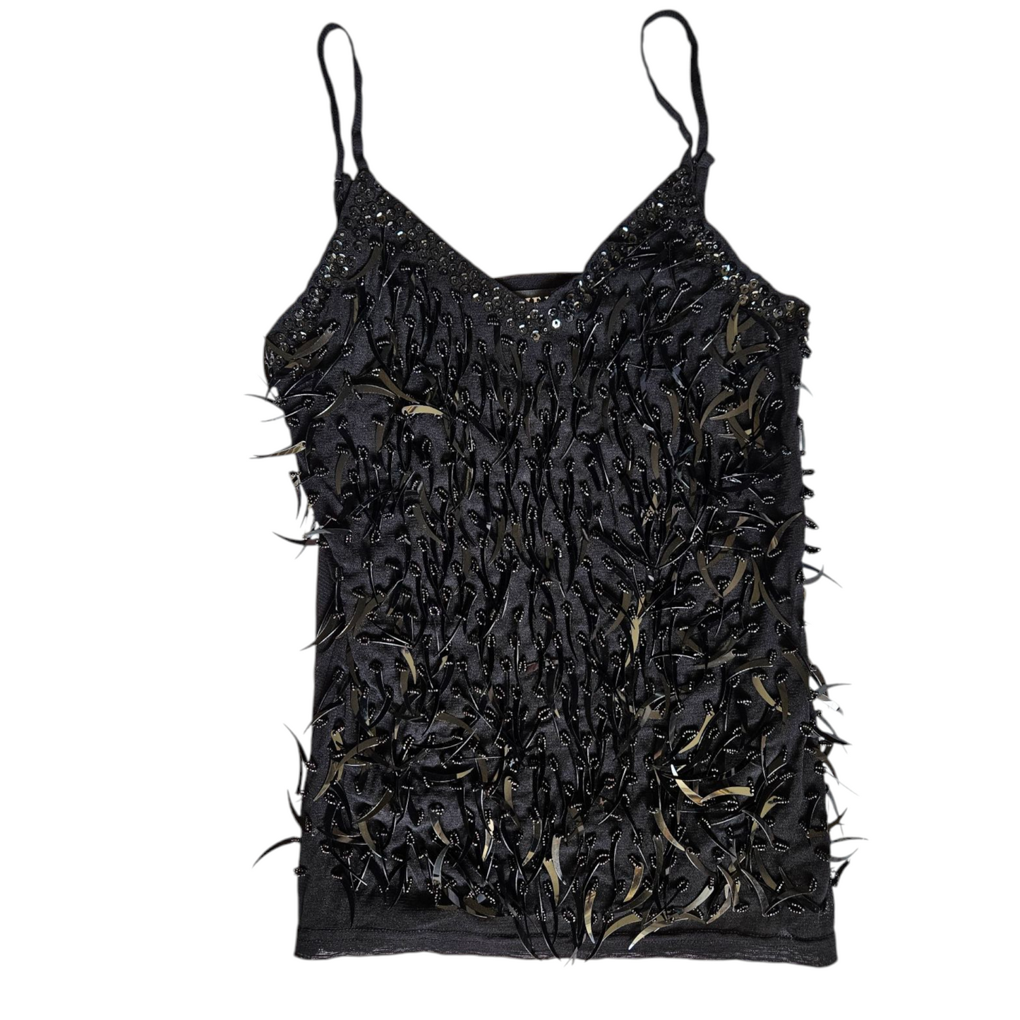 Haut en voile et sequins