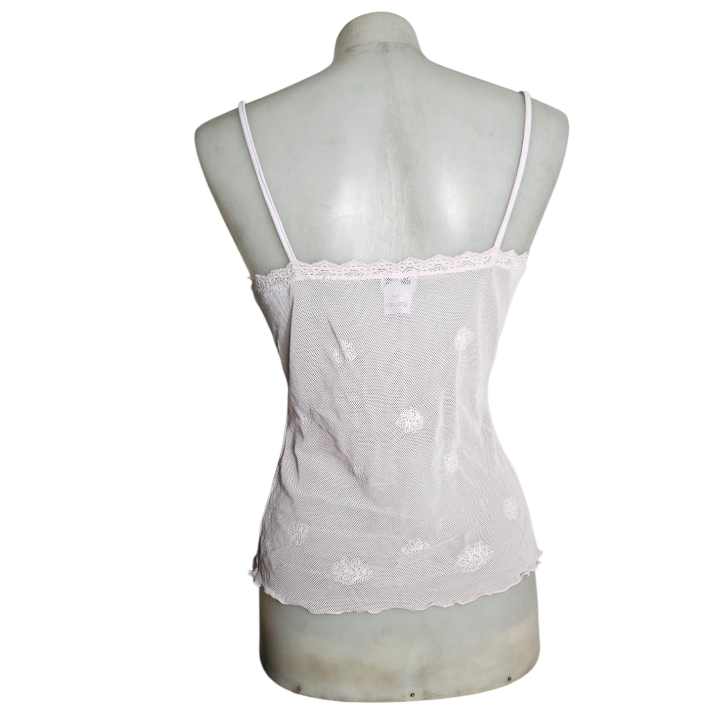 Débardeur tout en dentelle lilas