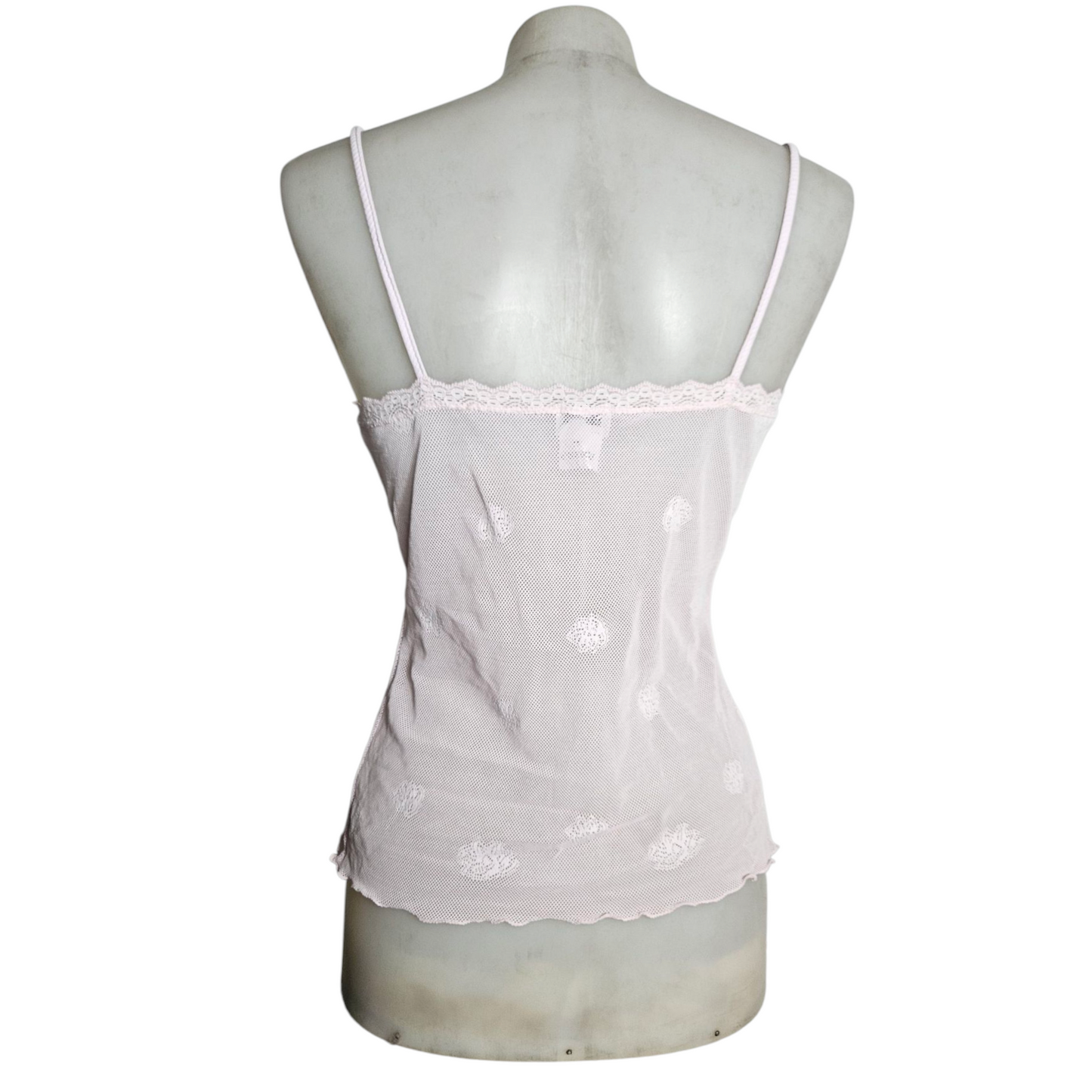 Débardeur tout en dentelle lilas