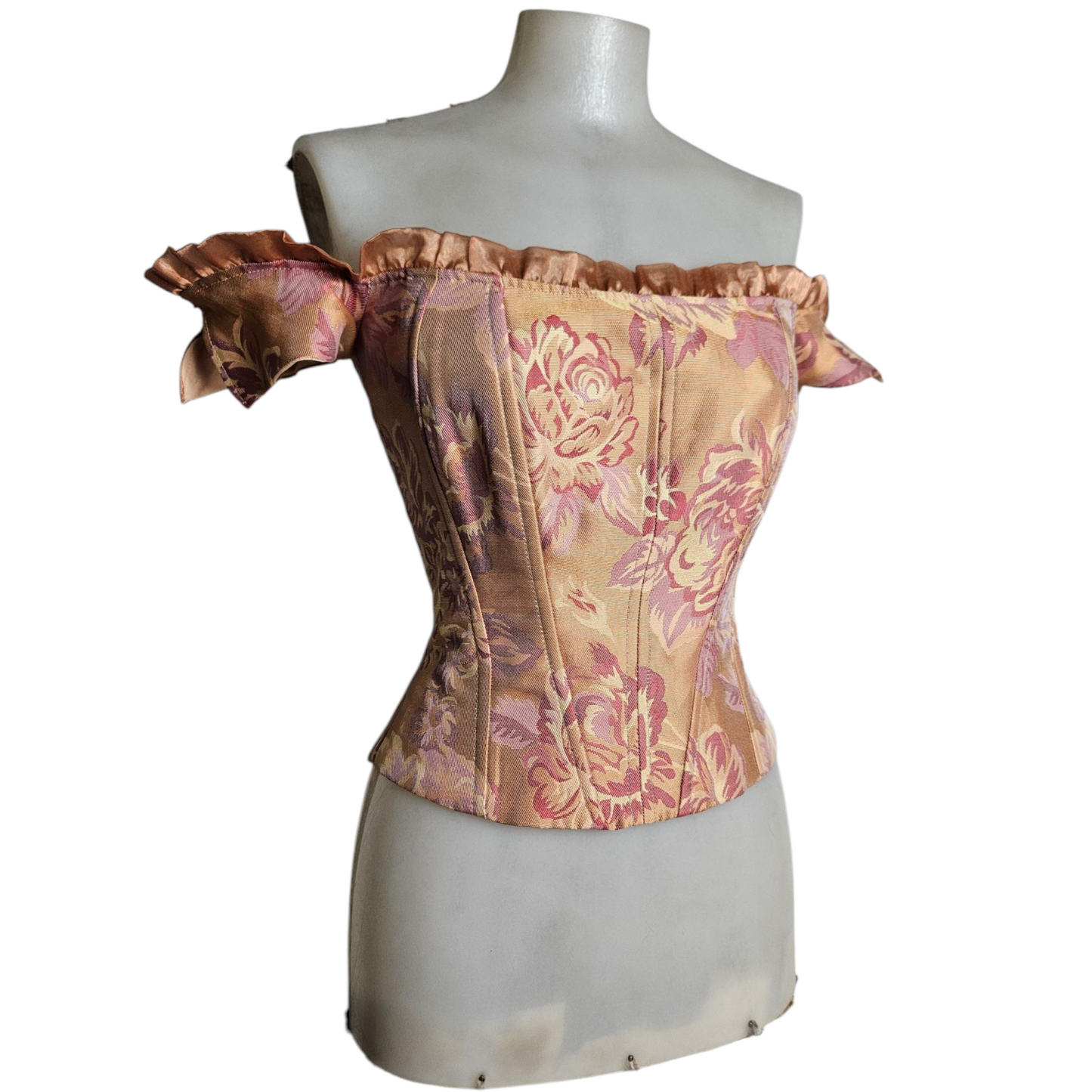 Haut romantique motif floral
